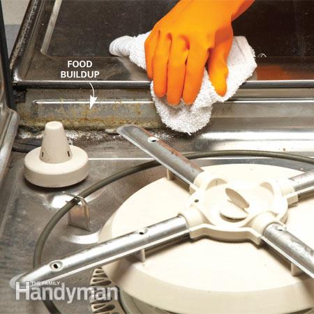 Cleaned Dishwasher 